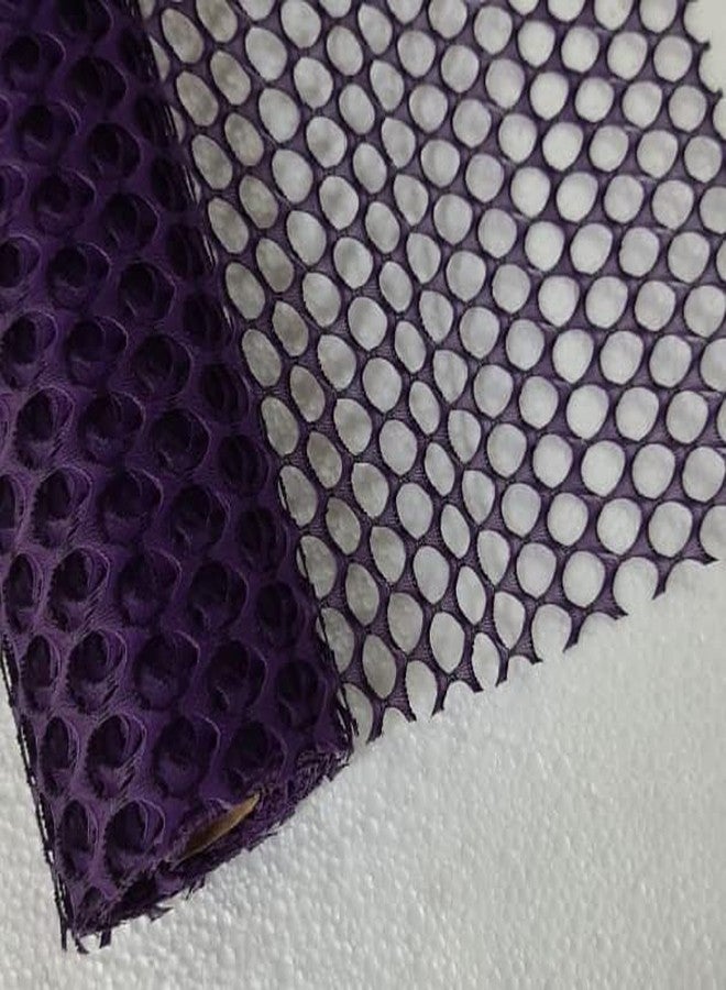 Oasis Purple Double Checker Mesh Roll | Multipurpose Wrapping Paper for Flower Bouquets, Gift Packing, Hampers, Wedding, Festival, Arts & Crafts, DIY & Event Décor - 9 Meter Long - Image 1